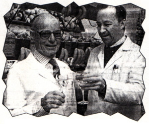 A newspaper tear-out recording Charles Wade’s retirement from the grocery trade after 56 years in the business