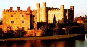 Beautiful Leeds Castle, Kent, where as children Caroline Ashby and her brother shared happy times. 