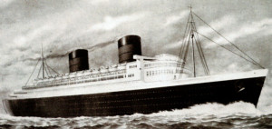 The RMS Queen Elizabeth: her speed outfoxed the Nazis.