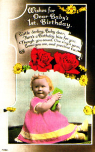 Right and below: Out of the ‘treasure chest’- two first birthday cards from 60 years ago, and one featuring Laurel and Hardy, Lassie, Mickey Mouse, Donald Duck, Roy Rogers, Trigger and others, which was sent out to the writer when she was an ABC Minor in 1949. Right and below: Out of the ‘treasure chest’- two first birthday cards from 60 years ago, and one featuring Laurel and Hardy, Lassie, Mickey Mouse, Donald Duck, Roy Rogers, Trigger and others, which was sent out to the writer when she was an ABC Minor in 1949.