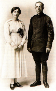 Rosemary Young's father, before he left for France during the Great War, and her mother, who died just three hours after the birth. Rosemary’s father also died just seven years later.