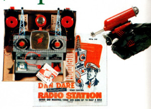 Dan Date was featured on a range of 'space' toys.