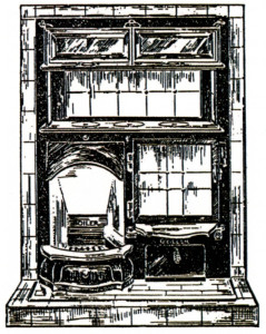 Applying Zebo grate polish was only part of the hassle that came with a combination grate such as this one, as illustrated in The Science of Homemaking.