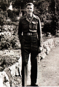 Gunner Tom Kennedy pictured in Gibraltar in 1947.