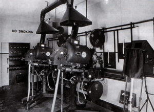 The projectors produced a lot of heat, which had to be vented off.