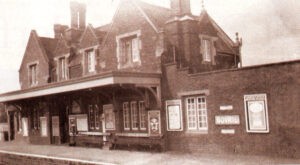 Irthlingborough station, in whose station house the joy of Christmas was brought to an abrupt end more than 70 years ago.