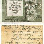 ‘A birthday wish sincere’ to a grandson, postmarked Yeovil, February 4 1917.