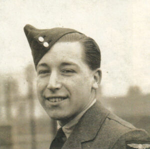 Joe Moore in his RAF days, two years after his experiences aboard the Nea Hellas.