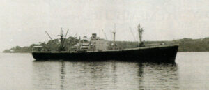 A Liberty ship like the one on which Stan Nelson served.