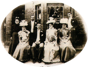 The wedding of Dr. Hawkins’ parents on August 10 1899