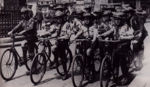 Scouts delivered messages throughout the First World War.