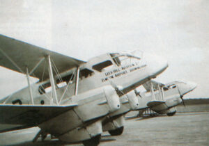 Below: The two Rapides wait at Eastleigh for the boarding of their passengers to Jersey.