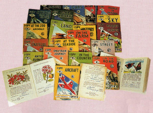 More memories of booklets in the famous I-Spy series, with subjects ranging from In the Street and On the Road to the Sky, The Land, In the Country and the Unusual.