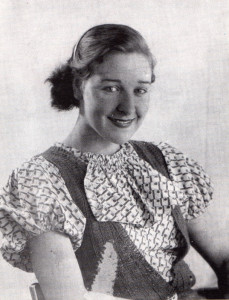 Betty Humphries at the age of 14, by which time the failed stream-jumper’ was more than a match for most boys...
