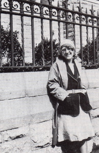 Mabel Hellewell in Bingley College blazer in 1927