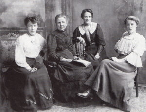 In earlier days, Betty Kellar's Gran (on whom her recent book There’s Trouble in the Tea-Leaves was based) is seen on the right of this family group.
