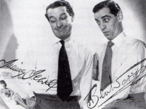 A signed photograph of Jimmy Jewel and Ben Warriss.