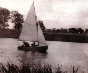 Watching the boats at Mote Park was a pleasant way to pass the time.