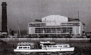 A view of the Shot tower and The royal Festival Hal taken in 1951.